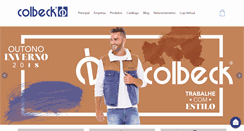Desktop Screenshot of colbeck.com.br