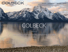 Tablet Screenshot of colbeck.com